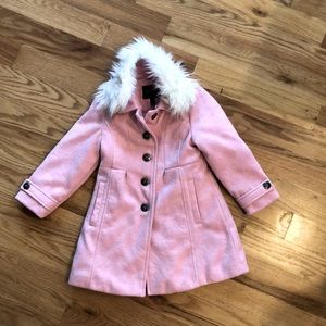 Girls Jessica Simpson Pink Pea Coat